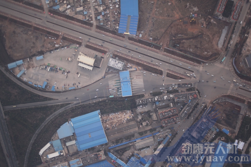昆明劲鹰无人机航拍遥感嵩明正射图